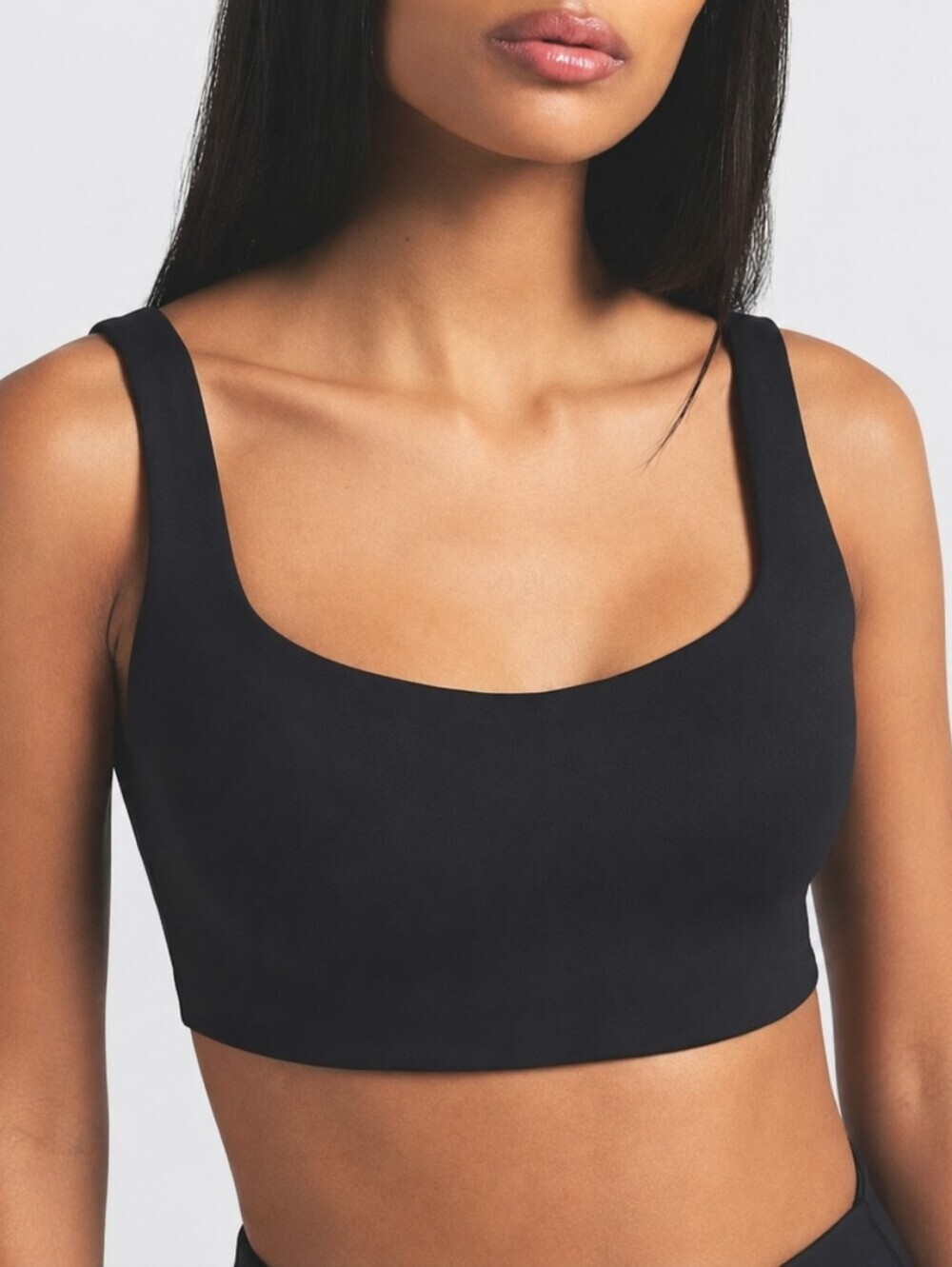 Skims Nikeskims Matte Scoop Neck Bra Obsidian Black 2X NWT